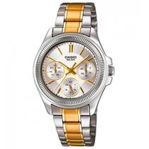 Relogio Feminino Casio LTP-2088SG-7AVDF Prata/Ouro