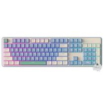 Teclado Gamer Mecanico Redragon K685PYG-RGB Faye USB / Ingles - Roxo / Branco