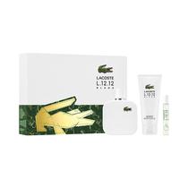 Kit Perfume Lacoste Blanc Edt 3 Piezas