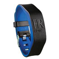 Pulseira e-Energy Fir Power Triple Bicolor G/GG - Preto/Azul