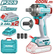 Chave de Impacto Total TIWLI2040 20V 400NM (X2 Baterias)