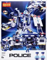 Cogo Police 8EM3 - 3059 (812 Peças)