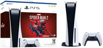 Console Sony Playstation 5 8K 825GB SSD Disk CFI-1215A + Voucher Jogo Spiderman 2
