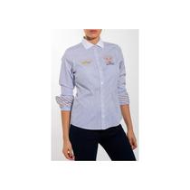 Camisa La Martina Feminina Eq.JWC304 05 - Faixa Azul