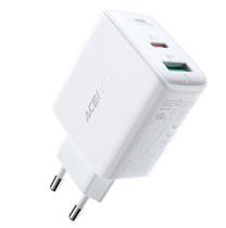 Carregador Acefast A5 PD32W 1USB-C/1USB-A Blanco