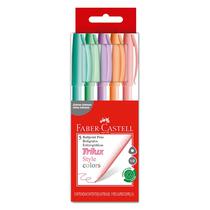 Faber Castell Boligrafo Trilux 032 M Pastel Caja Carton 5UD Colores Varios