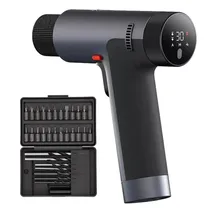 Parafusadeira Elétrica Xiaomi Mi 12V Max Brushless Cordless Drill - 1400RPM - Recarregável - Cinza