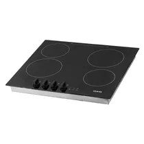 Fogão Elétrico Quanta QTCEI600 - 6000W - 4 Bocas - Infravermelho - 220V - Preto