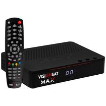 Receptor Fta Visionsat Max com Wi-Fi - Preto