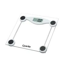 Balança Digital para Peso Corporal Quanta QTBL08 Até 180 KG - Transparente / Branca