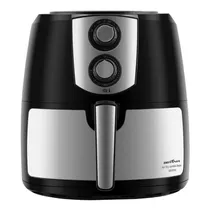 Fritadeira Elétrica Britania Airfry PFR06P Jumbo com 1800W/7.2L/220V - Preto/Prata