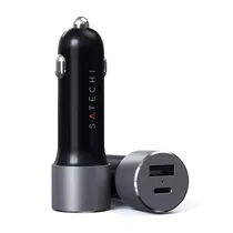 Carregador de Carro Satechi ST-TCPDCCM 72W USB-C/USB-A - Space Gray