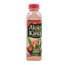 Suco de Pêssego Okf com Aloe Vera Garrafa Pet 500ML