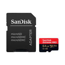 Sandisk Microsdxc Uhs-I Extreme Pro 64GB 200MB/s Card With Adapter