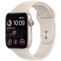 Apple Watch Se (2A Generacion) de 44 MM MRE93LL/A GPS M/L (Caja de Aluminio Starlight/Correa Sport Band Starlight) (Caixa Feia)