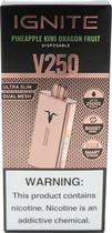 Vape Descartavel Ignite V250 Pineapple Kiwi Dragon Fruit 25000 Puffs Rose