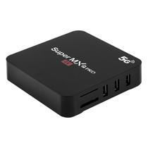 Receptor TV Box Super MXQ Pro 5G / 4K / 4GB / 32GB / Android 9.0 - Preto