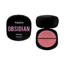 Duo Blus Ruby Rose Obsidian Gemini HB10002