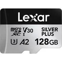 Cartão Micro SD Lexar Silver Plus 05-100MB/s C10 128 GB (LMSSIPL128G-Bnang)