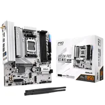 Placa-Mãe Asrock B850M Pro RS Wifi AM5 DDR5 Matx - Branco