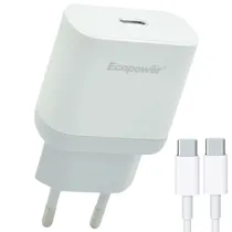 Carregador Ecopower EP-7021 USB-C 40W - Branco