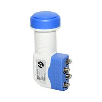 LNB Alphasat ALN401 Universal com 4 Saidas - Branco/Azul