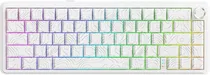Teclado Attack Shark X65 Pro He 8K RGB White-Contour Line (Inglês - 3 Modos) Switch Magnet