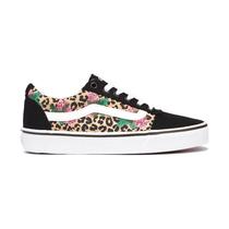 Tenis Vans Feminino Ward Preto e Florido VN0A3IUNXWN