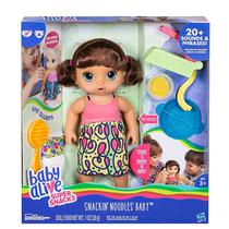 Boneca Hasbro Baby Alive Come Espaguete Morena - C0964