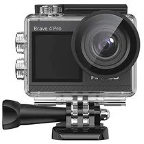 Câmera de Ação Akaso Brave 4 Pro - 4K - 20MP - 5X Zoom - Wi-Fi - Preto