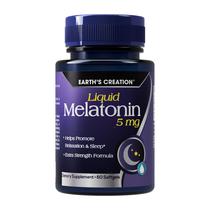 Melatonin Earth's Creation 5MG 60 Softgels