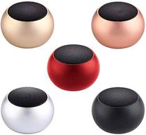 Caixinha Som 3W Amplificada Bluetooth TWS Metal Mini Speaker