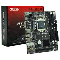 Placa Mãe Arktek Alpha Force AK-H55M El Socket LGA 1156 / VGA / DDR3