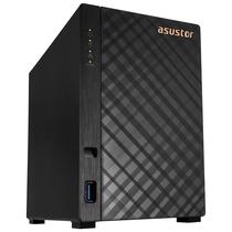 Servidor Nas Storage Asustor AS1102TL Drivestor 2 Lite Realtek RTD1619B de 1.7GHZ / 1GB de Ram / 2 Baias / USB 3.2 / Lan - Preto