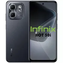 Celular Infinix Hot 50I X6531 Dual Sim de 256GB/4GB Ram de 6.7" 48MP/8MP - Sleek Black (1 Ano de Garantia)