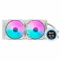 Cooler Water Aigo Darkfalsh DN240D Nebula White Painel Monitor