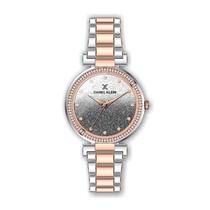 Relogio Analogico Feminino Daniel Klein Premium DK.1.12491-5 - Rosa Ouro e Prata