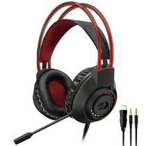 Headset Gaming Redragon Scream H231RGB com USB/ 3.5 MM para PC/ PS5/ Xbox One/ Nintendo Switch - Preto