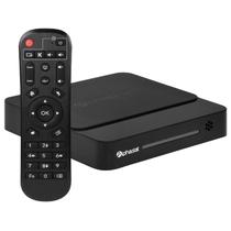 Receptor Alphasat Plus 4K com 2/ 16GB Wi-Fi/ Bluetooth/ Iptv/ 5K/ Lifetime - Preto