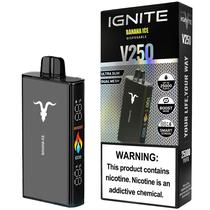 Vaper Descartavel Ignite V250 5% Nicotina 25000 Puffs - Banana Ice