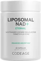 GNC Liposomal Nad+ Perpetual 60 Caps Plastico Blanco