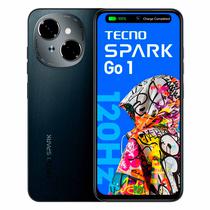 Smartphone Tecno Spark Go 1 KL4 128GB 4GB Ram Dual Sim Tela 6.67" - Preto