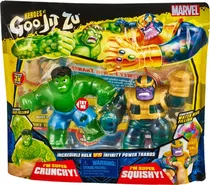 Bonecos Heroes Of Goo Jit Zu Hulk VS Thands Moose - 41298