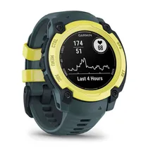 Smartwatch Garmin Instinct e 010-02932-01 - Bluetooth - Ant+ - GPS - Azul e Amarelo