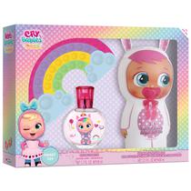 Kit Perfume Infantil CRY Babies Magic Tears Eau de Toilette 50 ML + Shampoo & Gel de Banho 2 In 1 + Pop It Antiestresse