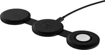 Carregador Wireless Satechi QI2 Onthego 3 Em 1 - ST-QTG31K Black