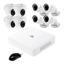 DVR Vizzion VZ-KIT0808 One Mini 8 Canais DVR VZ-08QK2 1080P + 8 Cameras