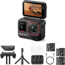 Kit Câmera de Ação INSTA360 Ace Pro 2 8K - Preto/Vermelho 11 Peças