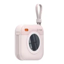 Carregador Portátil G-Tide Multi X1 - 10000MAH - USB-C/Lightning - Wireless - Rosa