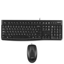 Teclado + Mouse Logitech MK120 USB / Ingles - Preto (920-002565)